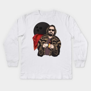 Big Lebowski Big Trouble in Little China Mashup Kids Long Sleeve T-Shirt